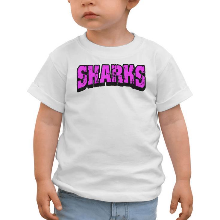Sharks Back To School Spirit Pk Graphic Toddler T-Shirt