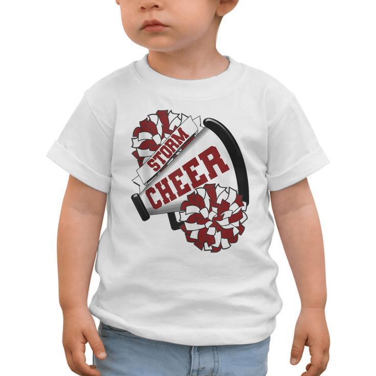 Storm Cheer Back To School Cheerleading Spirit M Graphic Toddler T-Shirt Storm Cheer Back To School Cheerleading Spirit M Graphic Toddler T-Shirt