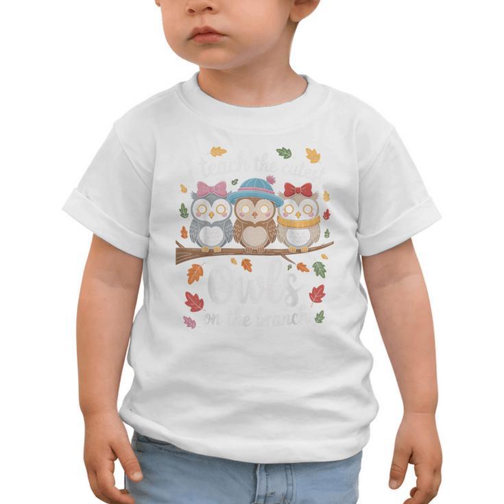 Teaching Owls On The Branch Back To School Graphic Toddler T-Shirt Teaching Owls On The Branch Back To School Graphic Toddler T-Shirt