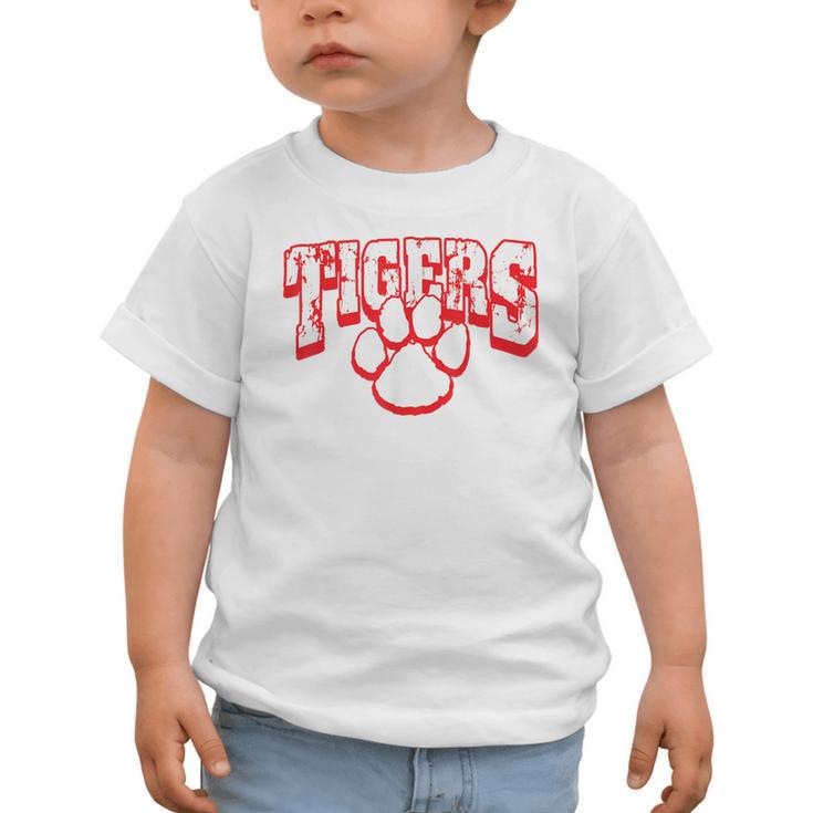 Tigers School Spirit Back To School R Graphic Toddler T-Shirt
