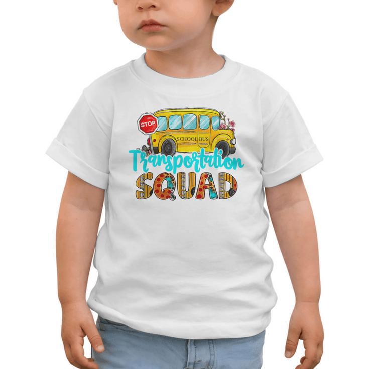 Transportation Squad Bus Driver Back To School Graphic Toddler T-Shirt