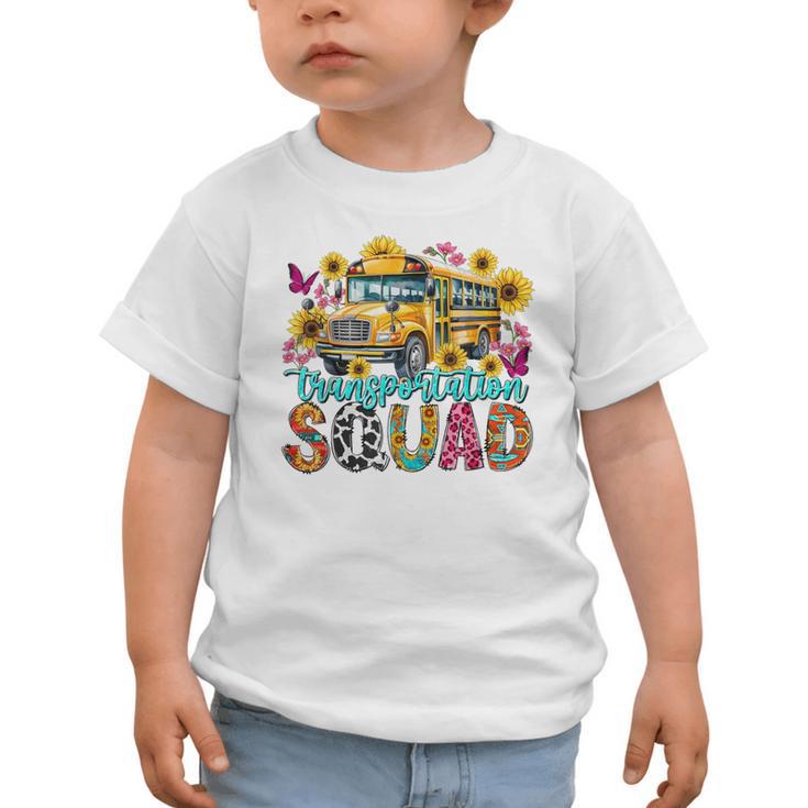 Transportation Squad Driving Bus Driver Back To School Women Graphic Toddler T-Shirt