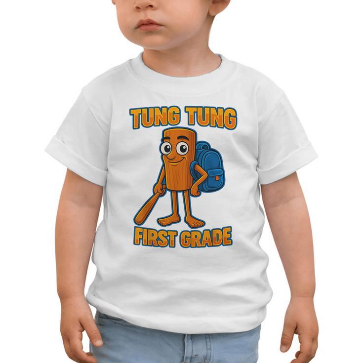 Tung Tung Sahur First Grade Italian Brainrot Back To School Graphic Toddler T-Shirt