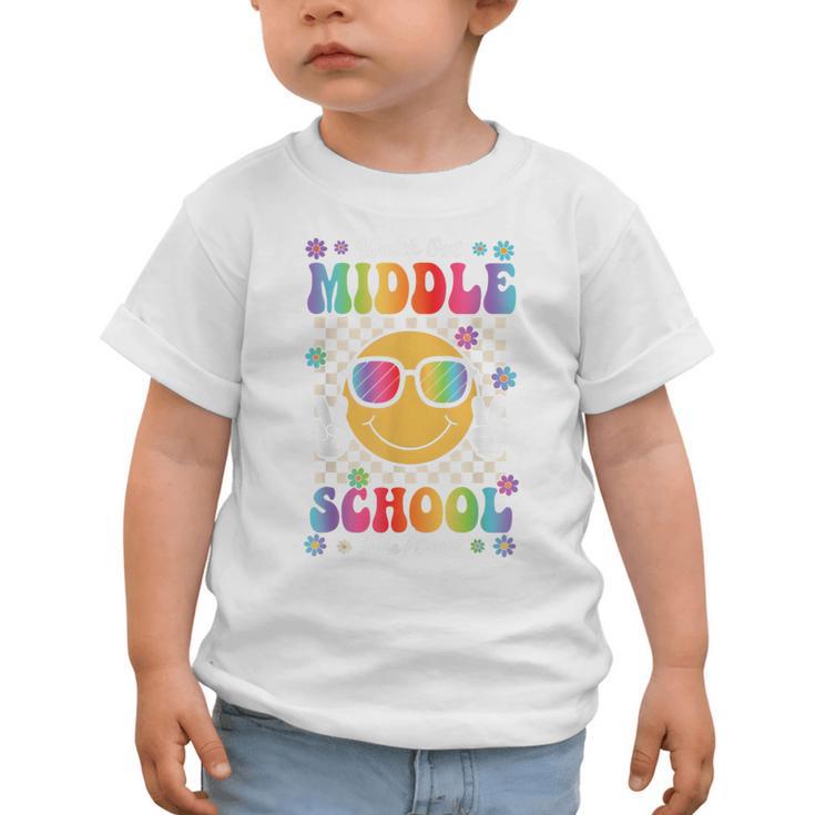 Watch Out Middle School Here I Come Back To School Student Graphic Toddler T-Shirt Watch Out Middle School Here I Come Back To School Student Graphic Toddler T-Shirt