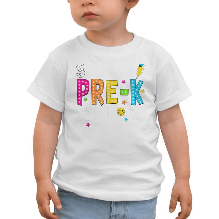 Watch Out Pre-K Here I Come Back To School Boys Girls Kids Graphic Toddler T-Shirt Watch Out Pre-K Here I Come Back To School Boys Girls Kids Graphic Toddler T-Shirt