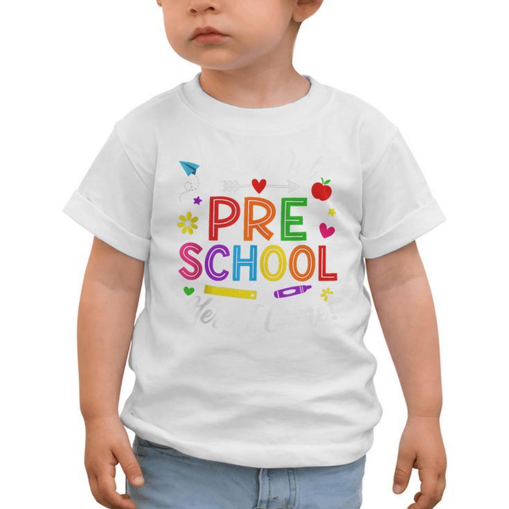 Watch Out Preschool Here I Come Back To School Future Class Graphic Toddler T-Shirt