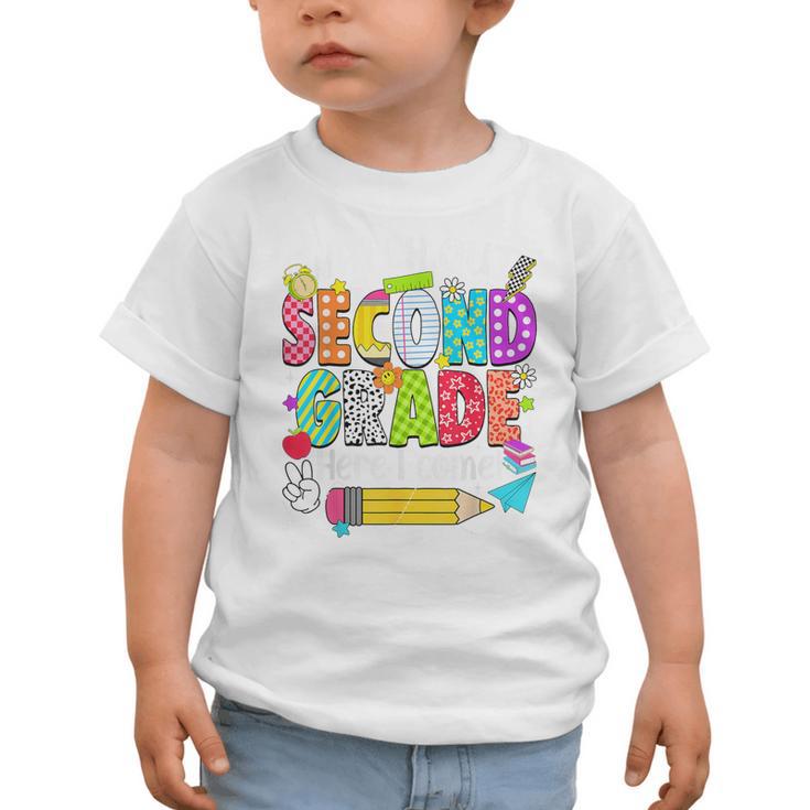 Watch Out Second Grade Here I Come Back To School Boys Girls Graphic Toddler T-Shirt Watch Out Second Grade Here I Come Back To School Boys Girls Graphic Toddler T-Shirt
