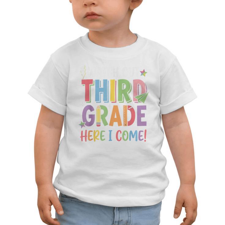 Watch Out Third Grade Here I Come Back To School 3rd Grade Graphic Toddler T-Shirt