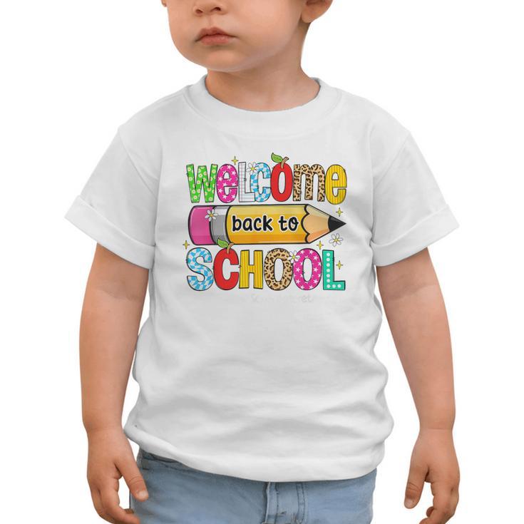 Welcome Back To School School Secretary Life Leopard Graphic Toddler T-Shirt Welcome Back To School School Secretary Life Leopard Graphic Toddler T-Shirt