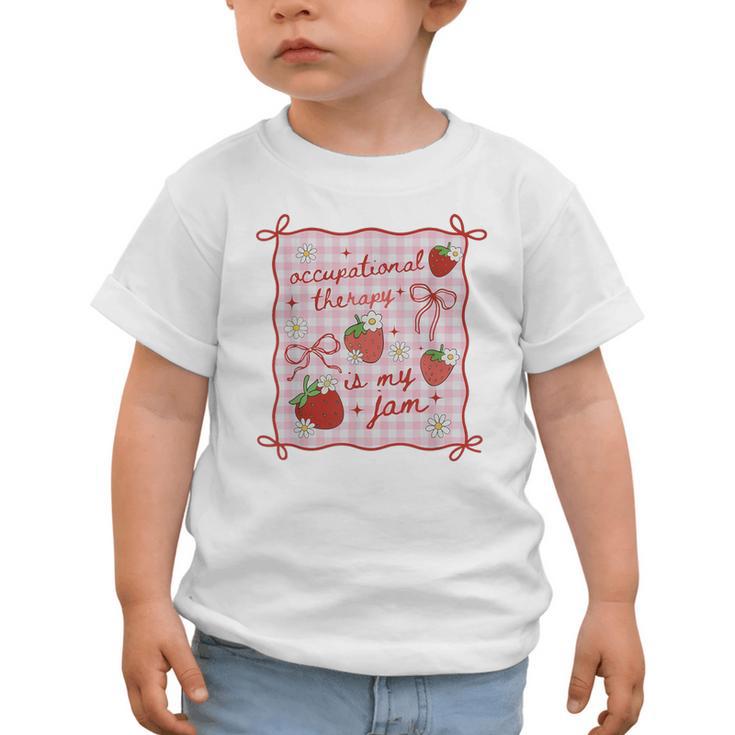 Women Occupational Therapy Cute Strawberry OT Back To School Graphic Toddler T-Shirt Women Occupational Therapy Cute Strawberry OT Back To School Graphic Toddler T-Shirt