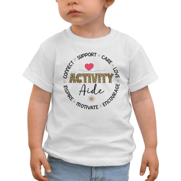 Women's Leopard Activity Aide Appreciation Week Back To School Graphic Toddler T-Shirt