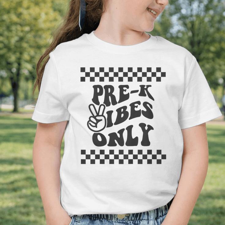 1st Day Of Prek Vibes Only Girls Back To School Pre K Boys Graphic Toddler T-Shirt