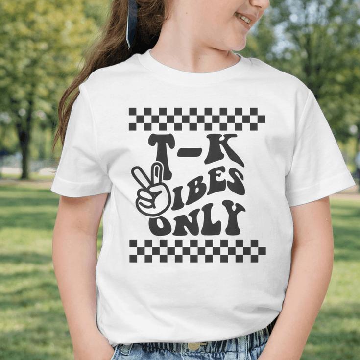 1st Day Of TK Vibes Only Retro Girls Back To SchoolK Boys Graphic Toddler T-Shirt 1st Day Of TK Vibes Only Retro Girls Back To SchoolK Boys Graphic Toddler T-Shirt