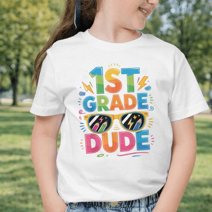1st Grade Dude Shirt First Grade Boys Girl Back To School Graphic Toddler T-Shirt 1st Grade Dude Shirt First Grade Boys Girl Back To School Graphic Toddler T-Shirt
