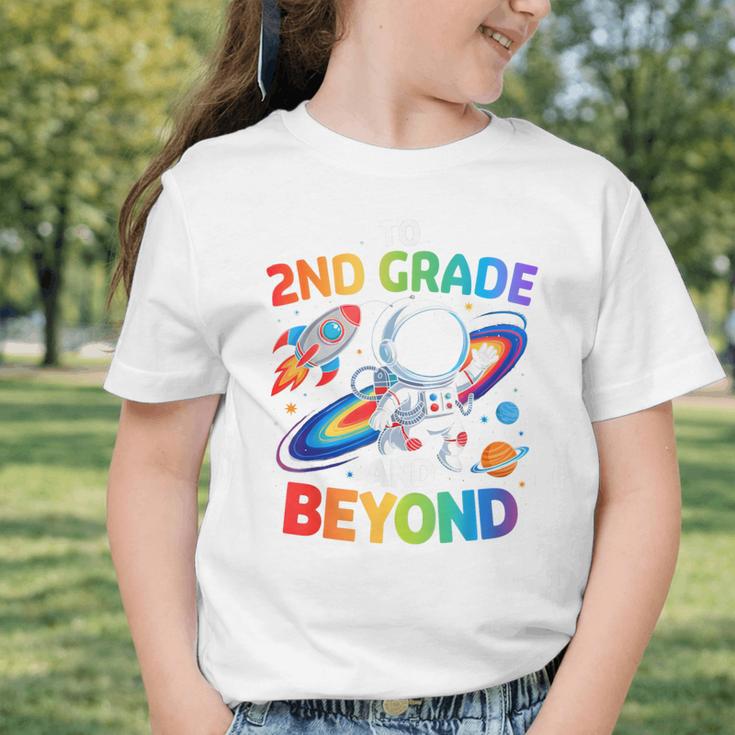 2nd Grade And Beyond Second Grade Astronaut Back To School Graphic Toddler T-Shirt 2nd Grade And Beyond Second Grade Astronaut Back To School Graphic Toddler T-Shirt