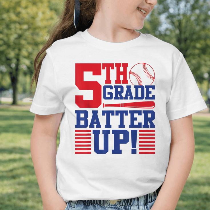 5th Grade Batter Up Back To School Fifth Grade Baseball Boys Graphic Toddler T-Shirt 5th Grade Batter Up Back To School Fifth Grade Baseball Boys Graphic Toddler T-Shirt