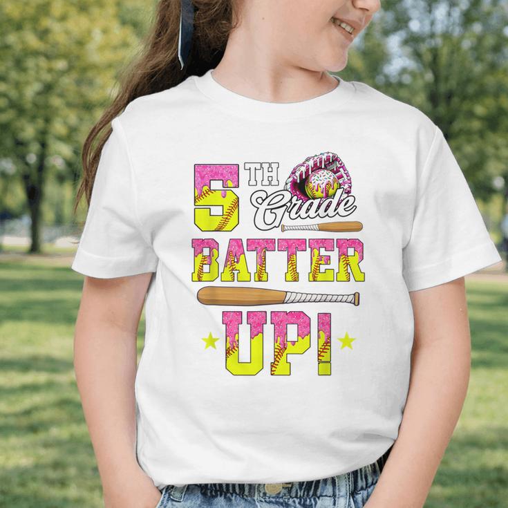 5th Grade Butter Up Softball Ice Cream Drip Back To School Graphic Toddler T-Shirt 5th Grade Butter Up Softball Ice Cream Drip Back To School Graphic Toddler T-Shirt