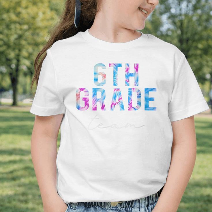 6th Grade Team Tie Dye Back To School First Day Of School Graphic Toddler T-Shirt 6th Grade Team Tie Dye Back To School First Day Of School Graphic Toddler T-Shirt