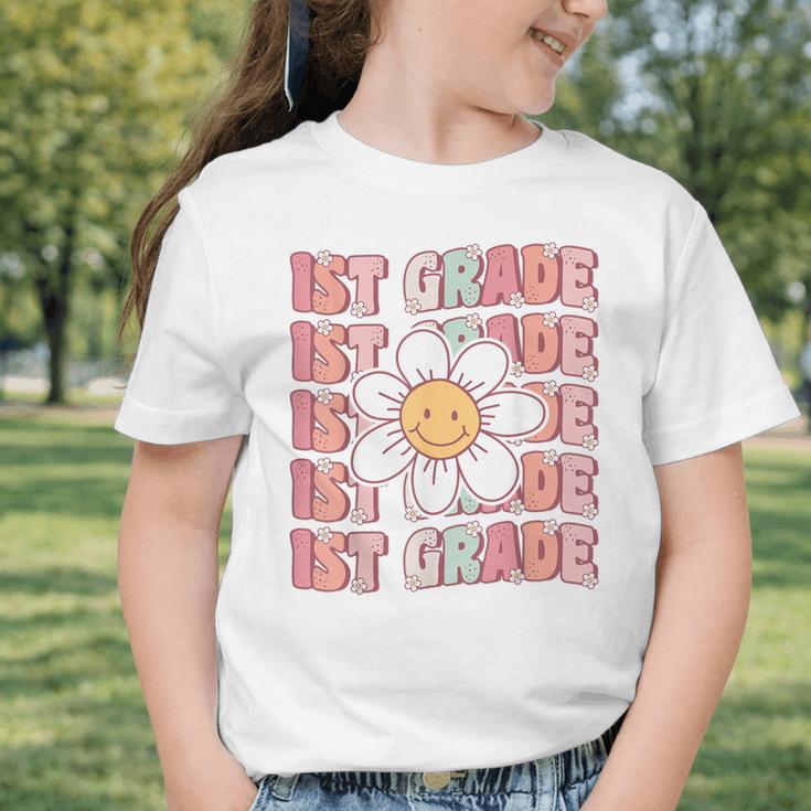 70s Groovy 1st Grade Back To School First Day Of First Grade Graphic Toddler T-Shirt 70s Groovy 1st Grade Back To School First Day Of First Grade Graphic Toddler T-Shirt