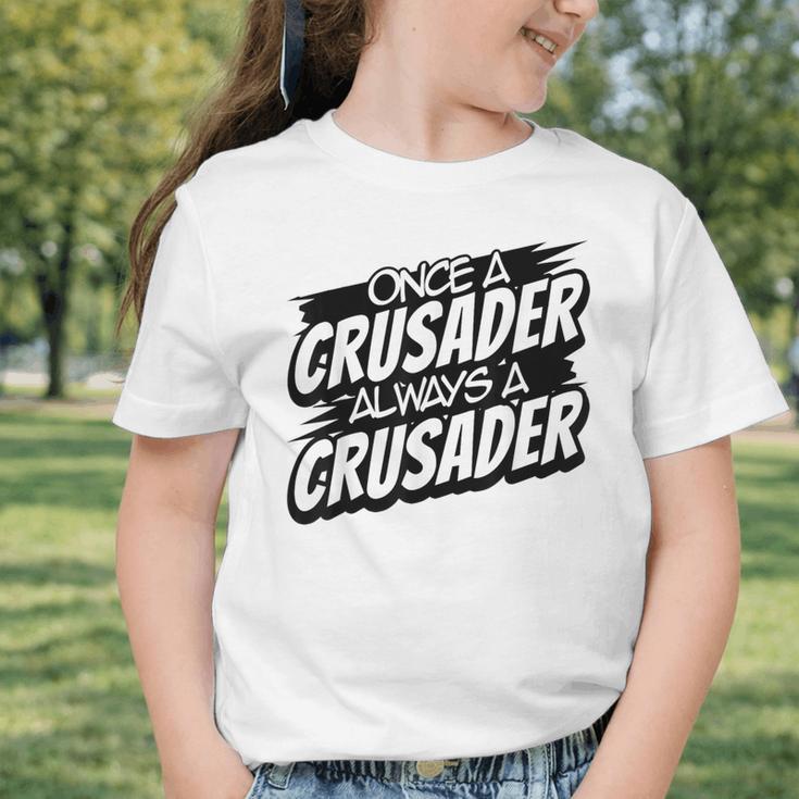 Always A Crusader Back To School Spirit Graphic Toddler T-Shirt Always A Crusader Back To School Spirit Graphic Toddler T-Shirt