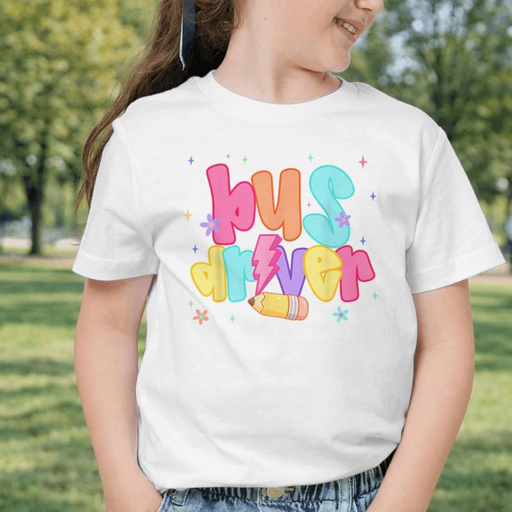 Back To School Bus Driver First Day Men Women Lighting Graphic Toddler T-Shirt