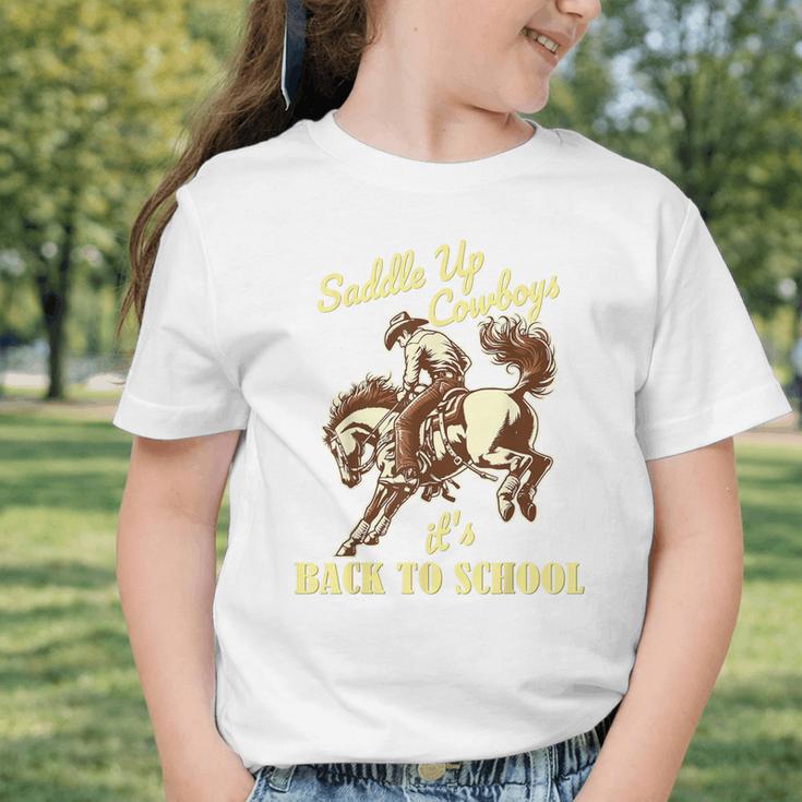 Back To School Cowboy Rodeo Country Western Saddle Up Boys Graphic Toddler T-Shirt Back To School Cowboy Rodeo Country Western Saddle Up Boys Graphic Toddler T-Shirt