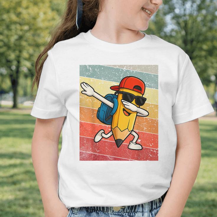 Back To School Dabbing Pencil First Day Boys Kids Graphic Toddler T-Shirt