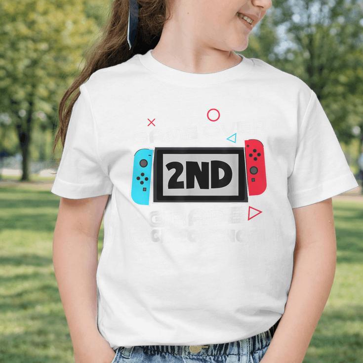 Back To School Game Over 2nd Grade Gamer Kids Boys Graphic Toddler T-Shirt
