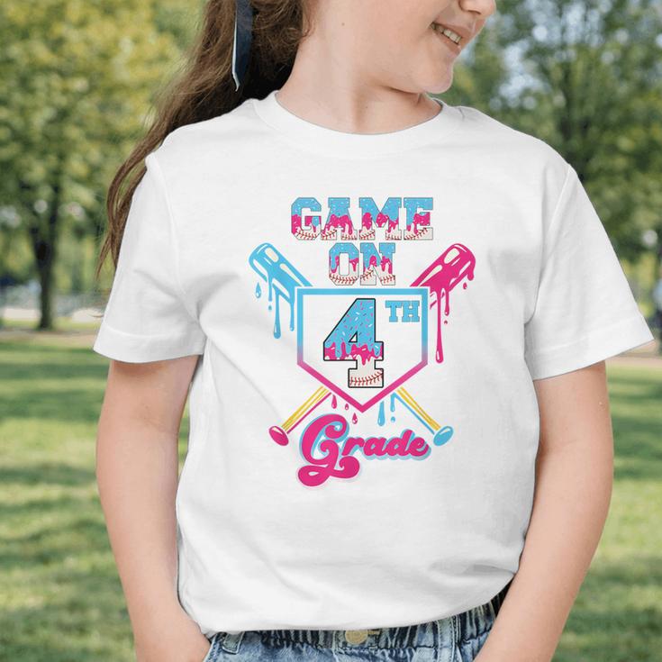 Back To School Game On Fourth Grade Baseball First Day Boys Graphic Toddler T-Shirt Back To School Game On Fourth Grade Baseball First Day Boys Graphic Toddler T-Shirt