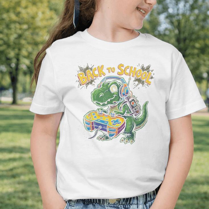 Back To School Gaming First Grade DinosaurRex Boys Graphic Toddler T-Shirt Back To School Gaming First Grade DinosaurRex Boys Graphic Toddler T-Shirt
