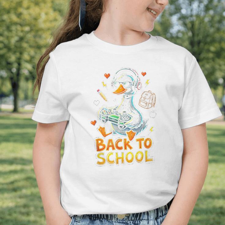 Back To School Gaming Kindergarten First Grade Goose Boys Graphic Toddler T-Shirt
