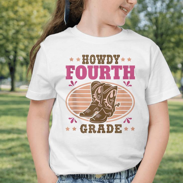Back To School Howdy Fourth Grade Girls Graphic Toddler T-Shirt Back To School Howdy Fourth Grade Girls Graphic Toddler T-Shirt
