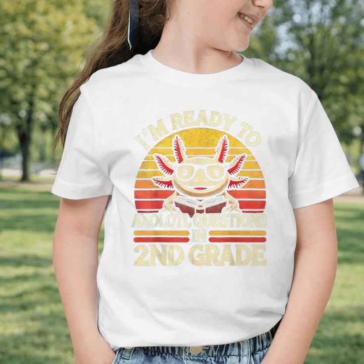 Back To School I'm Ready To Axolotl Questions In 2nd Grade Graphic Toddler T-Shirt