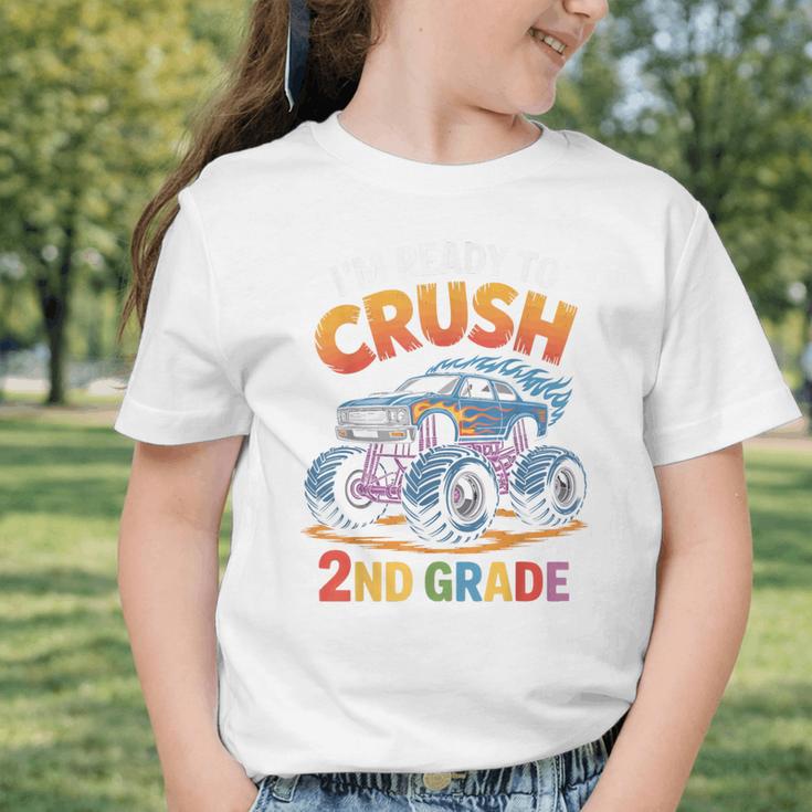 Back To School I'm Ready To Crush 2nd Grade Graphic Toddler T-Shirt Back To School I'm Ready To Crush 2nd Grade Graphic Toddler T-Shirt