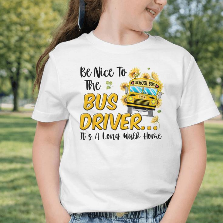 Back To School Be Nice To The Bus Driver Magic School Bus Graphic Toddler T-Shirt Back To School Be Nice To The Bus Driver Magic School Bus Graphic Toddler T-Shirt