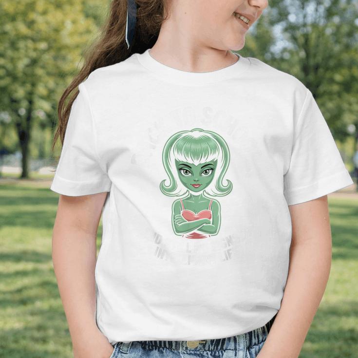 Back To School And Still No Signs Of Intelligent Life Alien Graphic Toddler T-Shirt