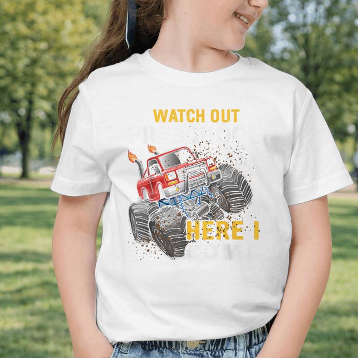 Back To School Preschool Here I Come For Boy Kids Truck Graphic Toddler T-Shirt Back To School Preschool Here I Come For Boy Kids Truck Graphic Toddler T-Shirt