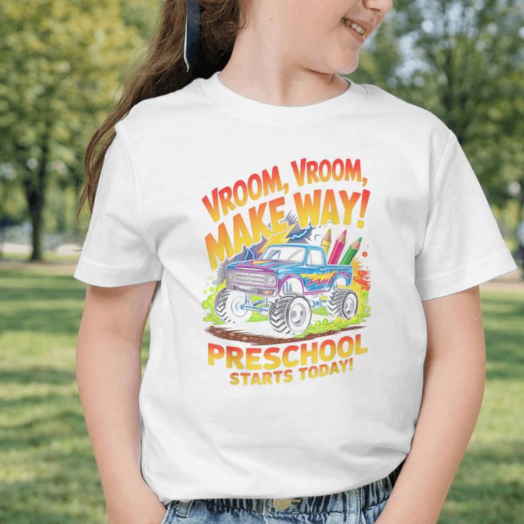 Back To School Preschool Pre-K Monster Truck First Day Boys Graphic Toddler T-Shirt