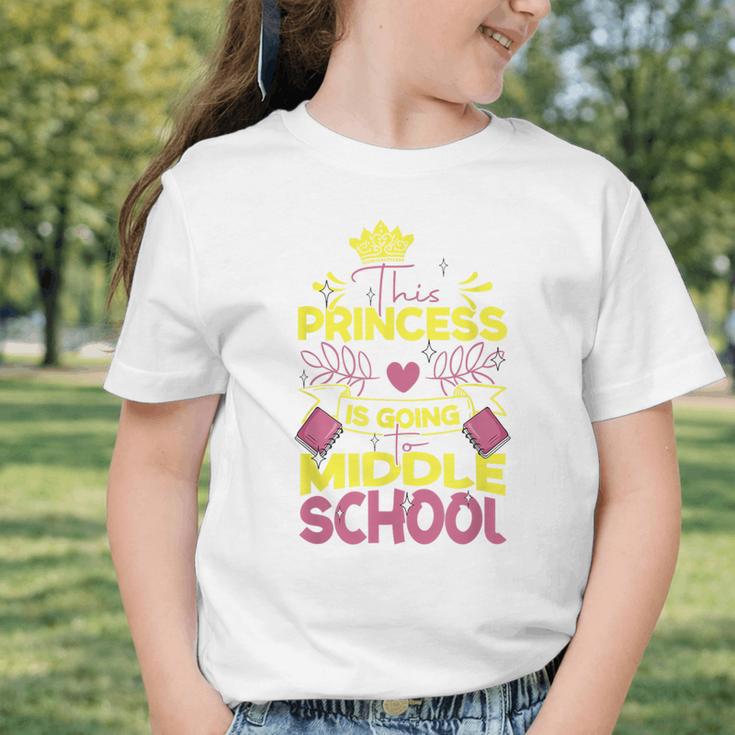 Back To School This Princess Is Going To Middle School Graphic Toddler T-Shirt Back To School This Princess Is Going To Middle School Graphic Toddler T-Shirt