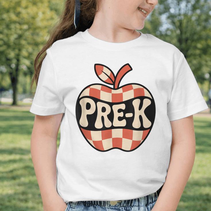Back To School Retro Apple PRE-K Classroom Graphic Toddler T-Shirt Back To School Retro Apple PRE-K Classroom Graphic Toddler T-Shirt