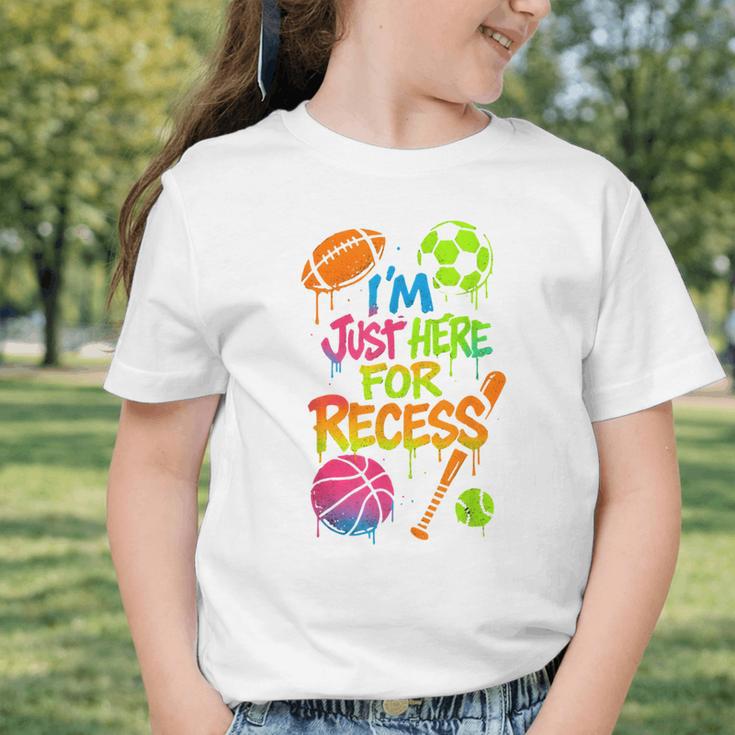 Back To School Sports Basketball Football Recess Graphic Toddler T-Shirt Back To School Sports Basketball Football Recess Graphic Toddler T-Shirt