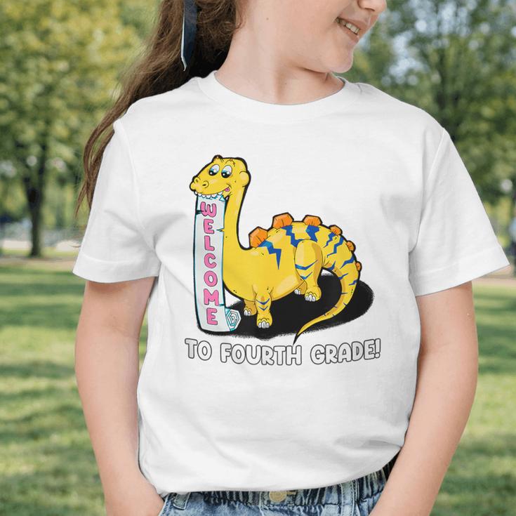 Back To School Welcome To Fourth Grade Graphic Toddler T-Shirt Back To School Welcome To Fourth Grade Graphic Toddler T-Shirt