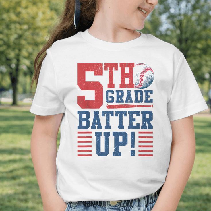 Baseball Fifth Grade Back To School 5th Grade Batter Up Graphic Toddler T-Shirt Baseball Fifth Grade Back To School 5th Grade Batter Up Graphic Toddler T-Shirt
