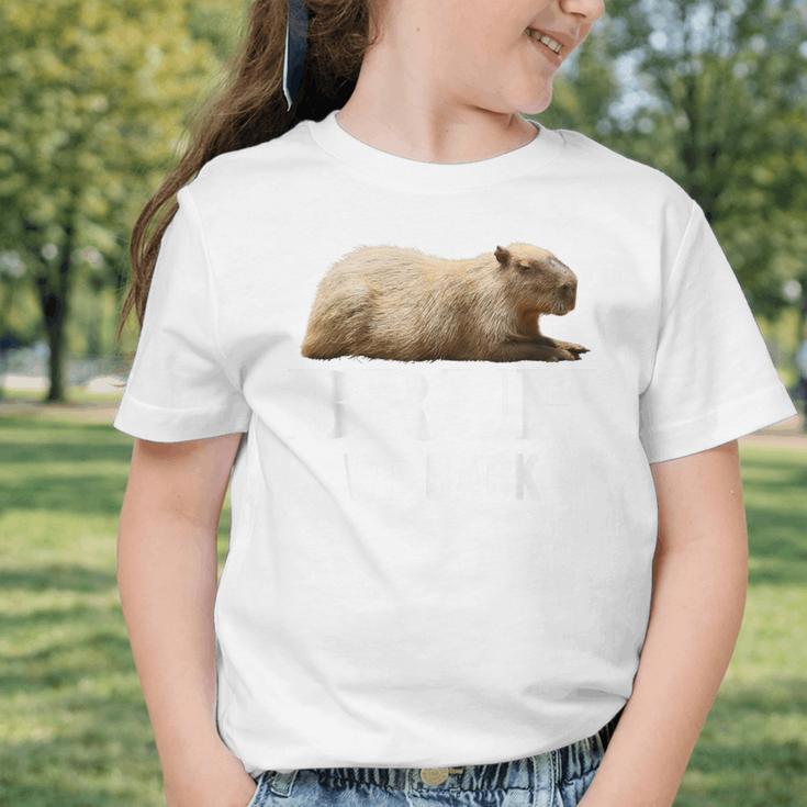 Bruh We Back To School Capybara First Day Of School Graphic Toddler T-Shirt