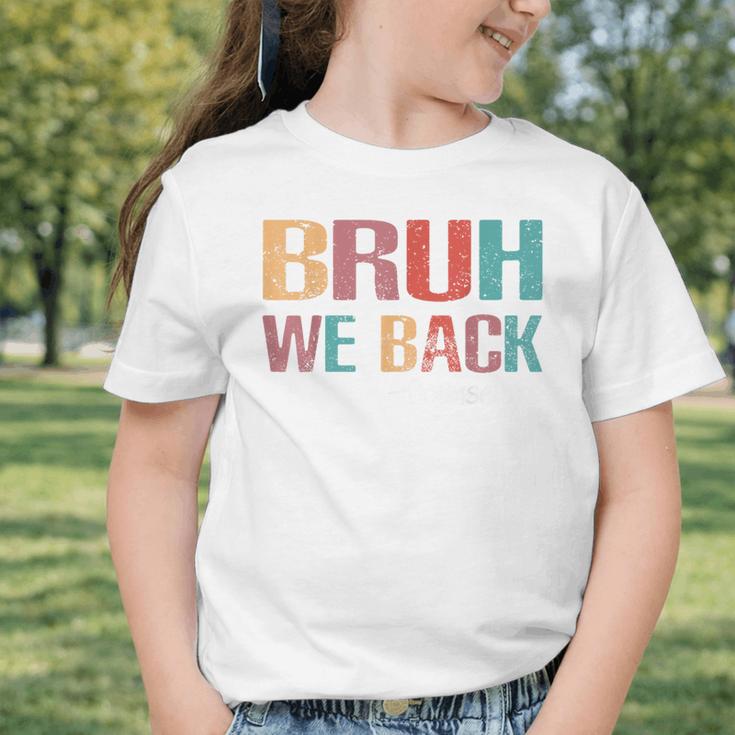 Bruh We Back To School Counselor Vintage Advisor Graphic Toddler T-Shirt Bruh We Back To School Counselor Vintage Advisor Graphic Toddler T-Shirt