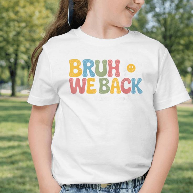 Bruh We Back School Lunch Squad Lunch Lady Back To School Graphic Toddler T-Shirt Bruh We Back School Lunch Squad Lunch Lady Back To School Graphic Toddler T-Shirt