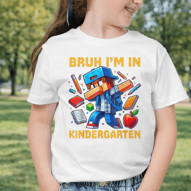Bruh I'm In Kindergarten Boys Kids Gamer Back To School Graphic Toddler T-Shirt Bruh I'm In Kindergarten Boys Kids Gamer Back To School Graphic Toddler T-Shirt