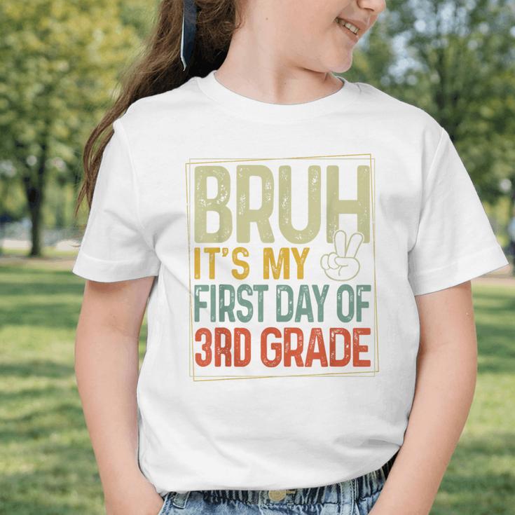 Bruh Its My First Day Of 3rd Grade Back To School Boys Kids Graphic Toddler T-Shirt Bruh Its My First Day Of 3rd Grade Back To School Boys Kids Graphic Toddler T-Shirt