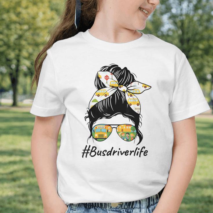Bus Driver Life Messy Bun Back To School Bus Driver Graphic Toddler T-Shirt Bus Driver Life Messy Bun Back To School Bus Driver Graphic Toddler T-Shirt