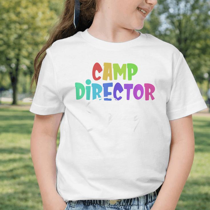 Camp Director Squad Counselor Camper Camping Back To School Graphic Toddler T-Shirt Camp Director Squad Counselor Camper Camping Back To School Graphic Toddler T-Shirt